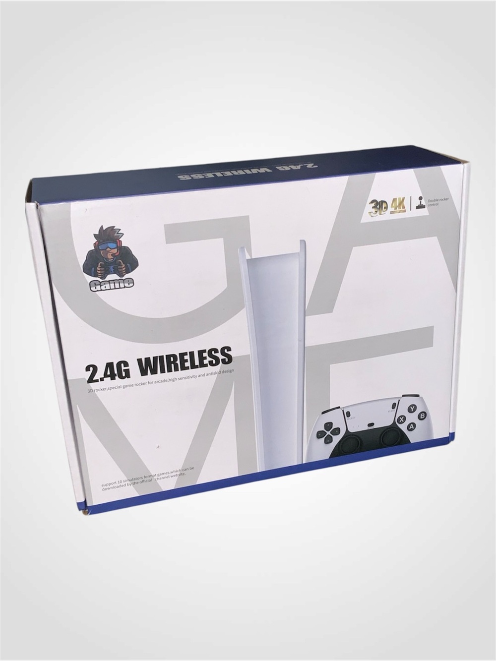 Game 2.4G HD 4K 3D Rocker Wireless Double Rocker Control
